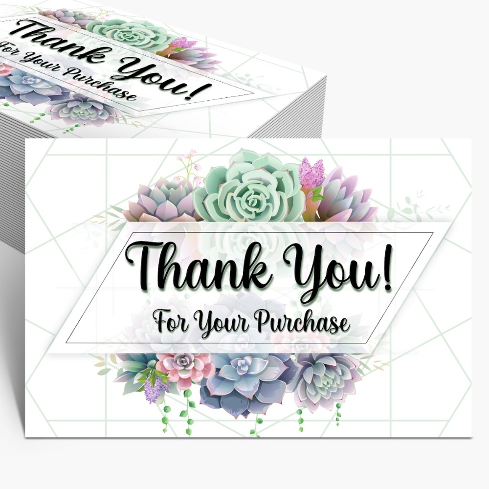 Thank You Note Cards